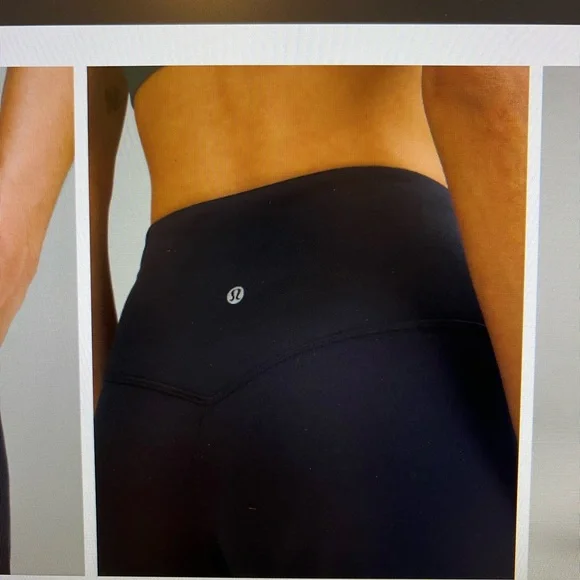 NWT Lululemon Align High Rise Wide Leg Pant Navy Size 4- 33” length - Picture 7 of 8